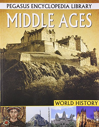 Book cover for "Middle Ages" featuring Edinburgh Castle and historical images.