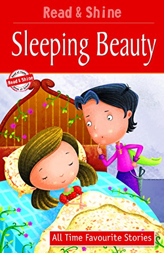 Book cover for "Sleeping Beauty" depicting a princess sleeping and a prince.