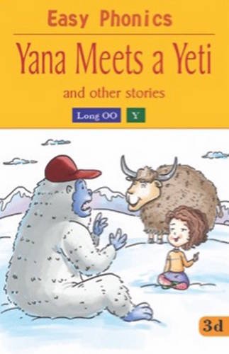 Book cover: Yana meets a yeti and a yak in snow.