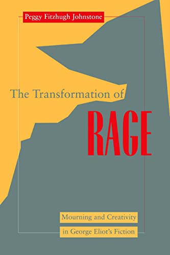 Book cover: "Transformation of Rage" by Peggy Fitzhugh Johnstone, abstract design.