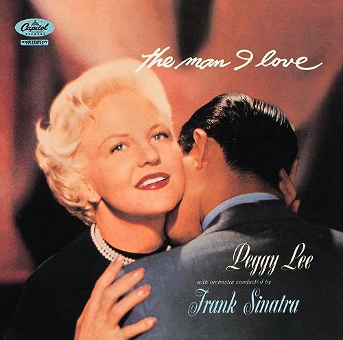Peggy Lee album cover featuring a portrait of her with Frank Sinatra.