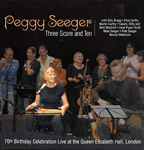Peggy Seeger CD cover with a group of musicians performing live.