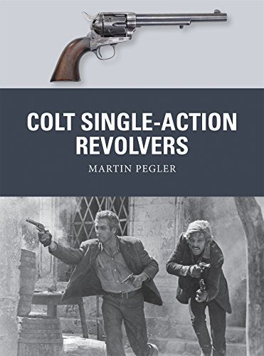 Book cover featuring a Colt Single-Action Revolver and a film still.