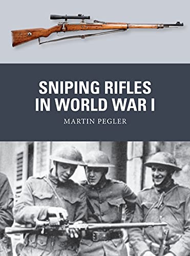 Book cover featuring a WWI-era sniper rifle and soldiers in helmets.