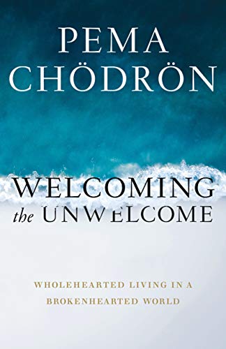 Book cover showing ocean waves with text by Pema Chödrön.