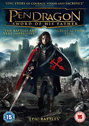 DVD cover for “Pendragon,” featuring a knight with sword and shield.