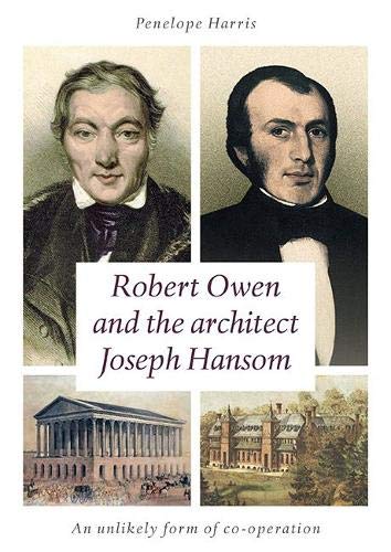 Book cover featuring portraits of Robert Owen and Joseph Hansom above two architectural illustrations.