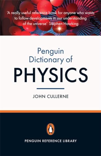 Book cover: "Penguin Dictionary of Physics" by John Cullerne.