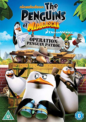 DVD cover for "Penguins of Madagascar: Operation Penguin Patrol" featuring cartoon penguins.