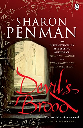 Book cover for “Devil’s Brood” by Sharon Penman, featuring a stone archway.