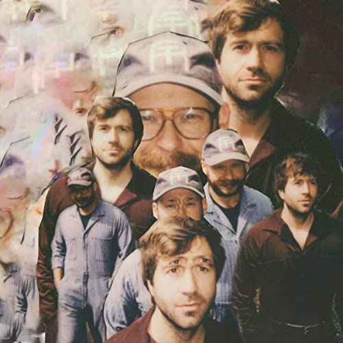 Collage of several men, likely the band Penny & Sparrow, with muted tones.