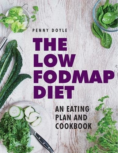 Book cover with purple title, leafy greens, and sliced cucumbers.