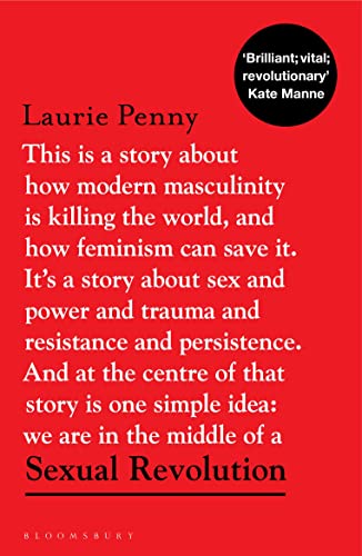 Red book cover with white text: "Sexual Revolution" by Laurie Penny.