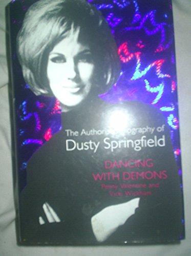 Book cover featuring a portrait of Dusty Springfield with colorful abstract designs.