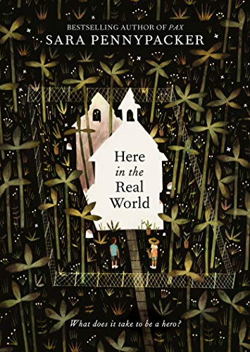 Book cover with illustrated church, figures, and stylized foliage.