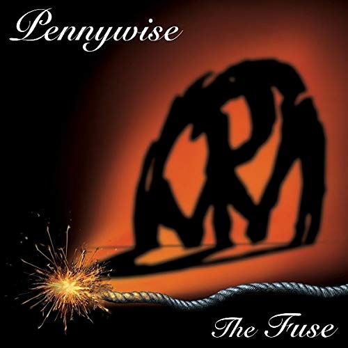 Pennywise album "The Fuse" cover: silhouetted figures and a lit fuse.