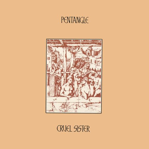 Album cover for “Cruel Sister” featuring a detailed, vintage woodcut illustration.