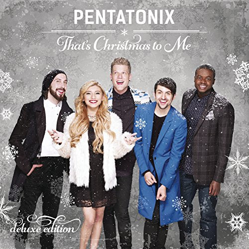 Pentatonix album cover, "That's Christmas To Me," featuring the five vocalists.