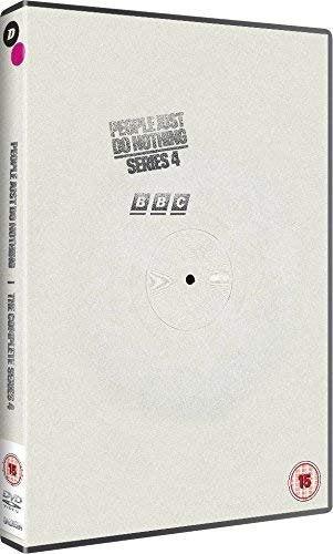 White DVD case for "People Just Do Nothing - Series 4" with BBC logo.