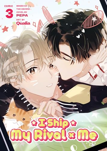 Comic book cover featuring two young men in a close, affectionate pose.