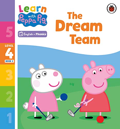 Peppa Pig phonics reader book cover featuring Peppa and George.
