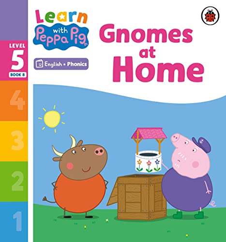 Peppa Pig phonics reader cover with Peppa, a cow, and a well.
