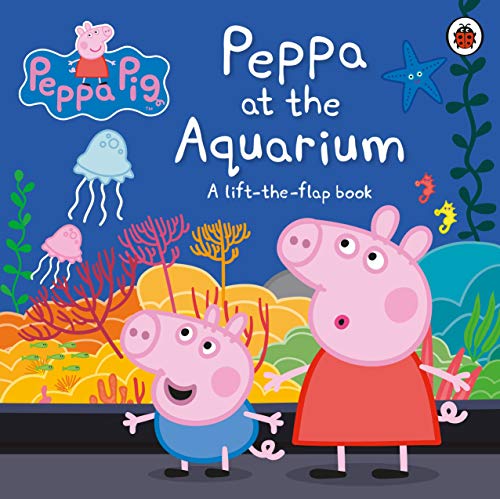 Peppa Pig book cover featuring Peppa, George, and underwater creatures.
