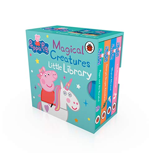 Peppa Pig's Magical Creatures Little Library, a boxed set of books.