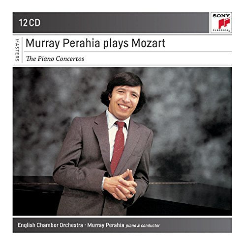 CD cover featuring pianist Murray Perahia playing Mozart concertos.