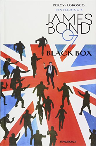 Book cover: “James Bond: Black Box” with silhouettes on a Union Jack.