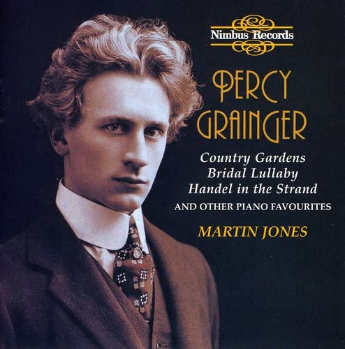 CD cover featuring a portrait of composer Percy Grainger.