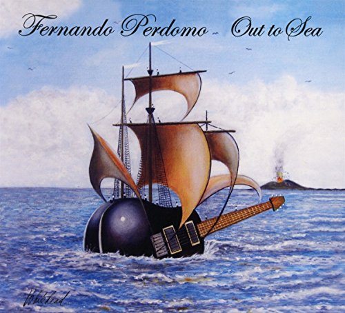 "Album cover featuring a sailing ship with a guitar protruding from its hull."