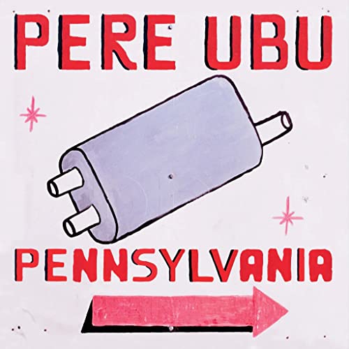 Pere Ubu album cover: a purple plug illustration with red text.