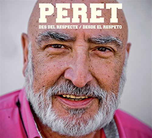 CD cover featuring a close-up portrait of Peret, a man with a white beard.