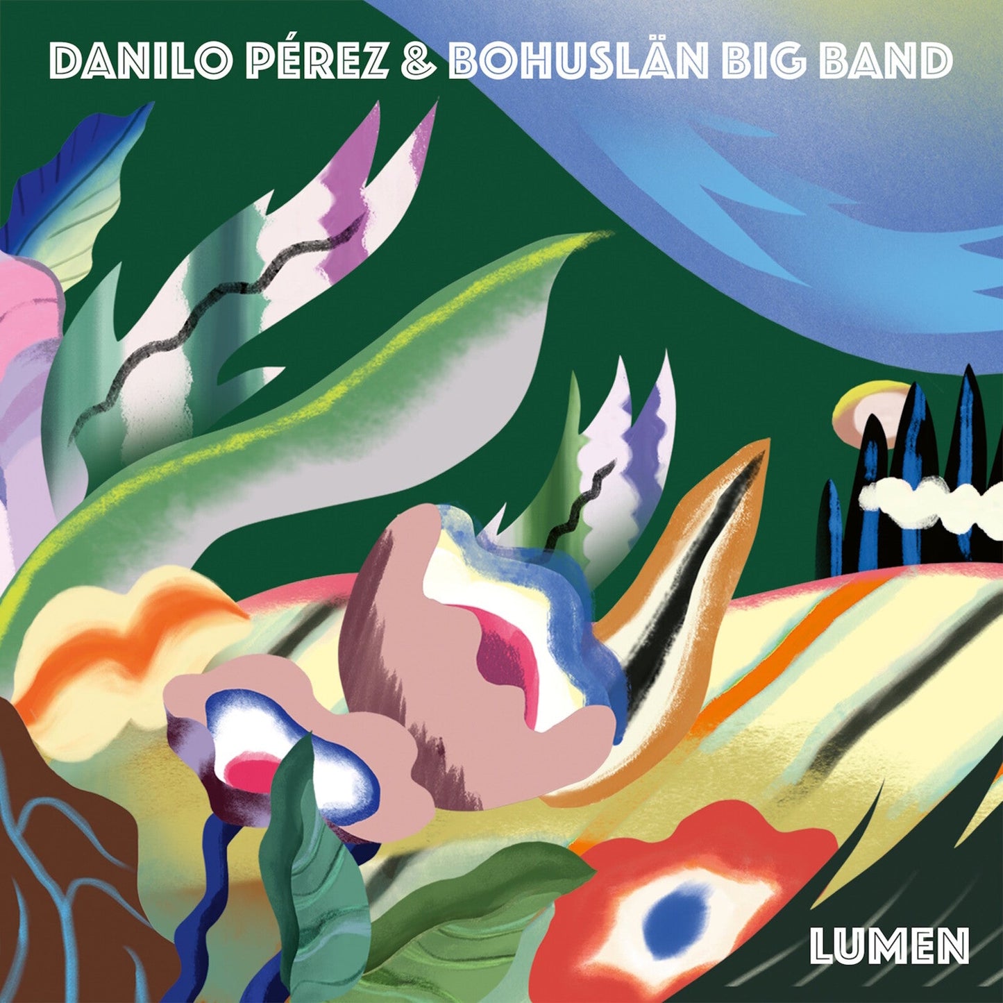CD cover for Danilo Perez & Bohuslän Big Band’s “Lumen” album.