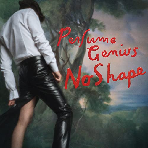 Album cover for Perfume Genius’ “No Shape” featuring a person walking away.