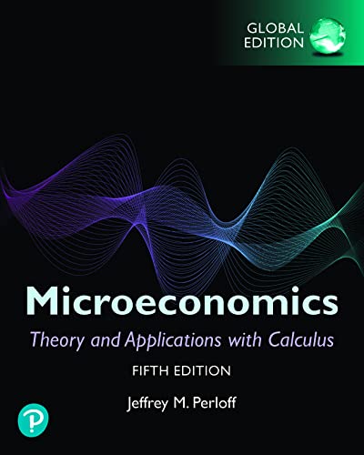 Textbook cover for “Microeconomics” with abstract blue wave design.