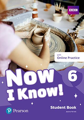 Now I Know 6" student book cover with a child at a pottery wheel.