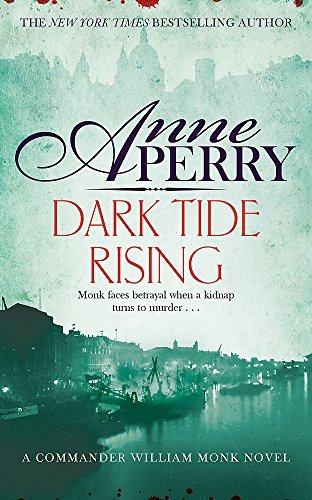Book cover: "Dark Tide Rising" with a harbor scene and text.