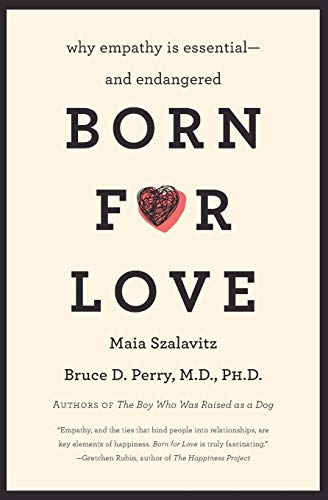 Book cover: "Born for Love" with a red heart replacing the letter "O".