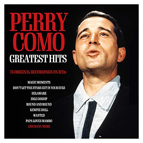 Perry Como "Greatest Hits" CD cover with a portrait of the singer.