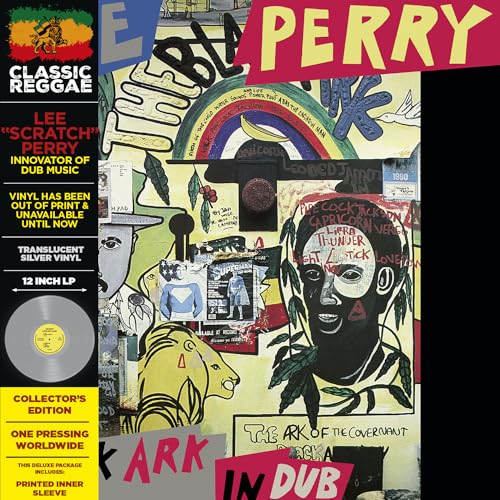 Lee Perry’s “Black Ark In Dub” vinyl album cover, collage style.