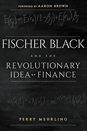 Book cover: "Fischer Black and the Revolutionary Idea of Finance" with equations.