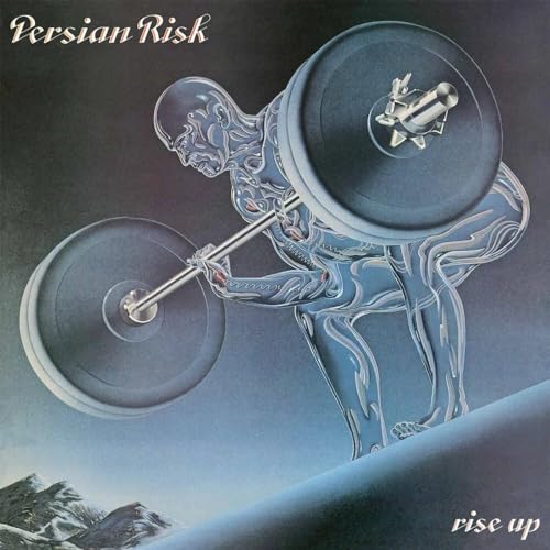 CD cover: Muscular figure lifting barbells, blue tones, mountainous background.