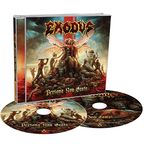Persona Non Grata" Blu-ray case with metal band Exodus album artwork and two discs.
