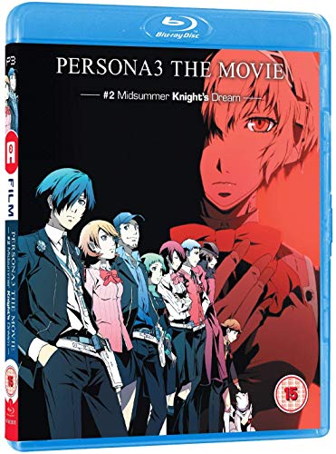 Persona 3 The Movie 2" Blu-ray case featuring anime characters in red and blue.