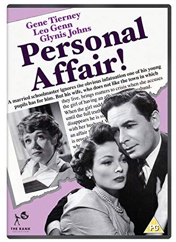 DVD cover of "Personal Affair" featuring black and white portraits of three actors.