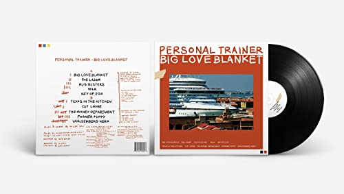 Vinyl record for Personal Trainer’s “Big Love Blanket” album, with cover art.