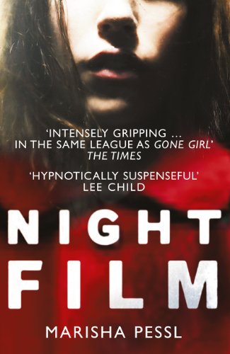 Book cover for Night Film by Marisha Pessl featuring a close-up of a face.
