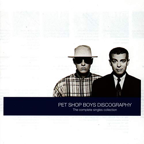 Pet Shop Boys album cover featuring two men in suits and sunglasses.